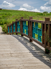 bridge in the prairie
