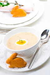 Zurek delicious easter soup after polish style
