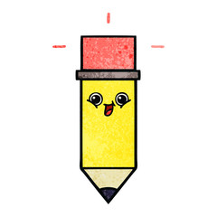 retro grunge texture cartoon pencil