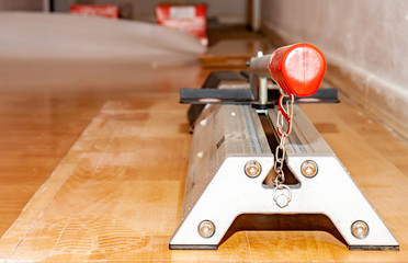 Close up of modern laminate cutting tool