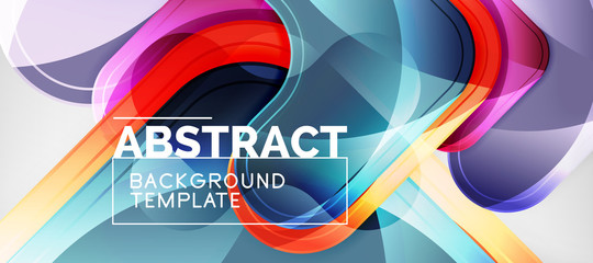 Fototapeta premium Techno lines, hi-tech futuristic abstract background template with arrow shapes