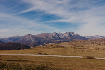 Wonderful view to mountains in the national park Durmitor in Montenegro, Balkans. Europe. Beauty world. - Image.