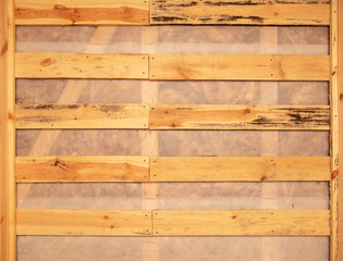 Wooden planks on the wall as background