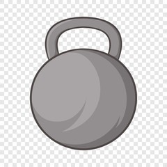 Sports weight icon in cartoon style isolated on background for any web design 