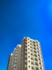 Minimalistic and architecture shot of exterior of a building.