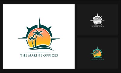 marine office bussiness logo