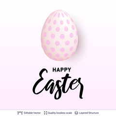 Easter holiday greeting card or banner template.