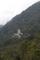 Fototapeta na wymiar Historical Zilkale Castle.rize turkey 