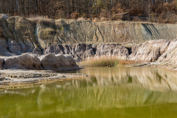 Contaminated mine water pollution