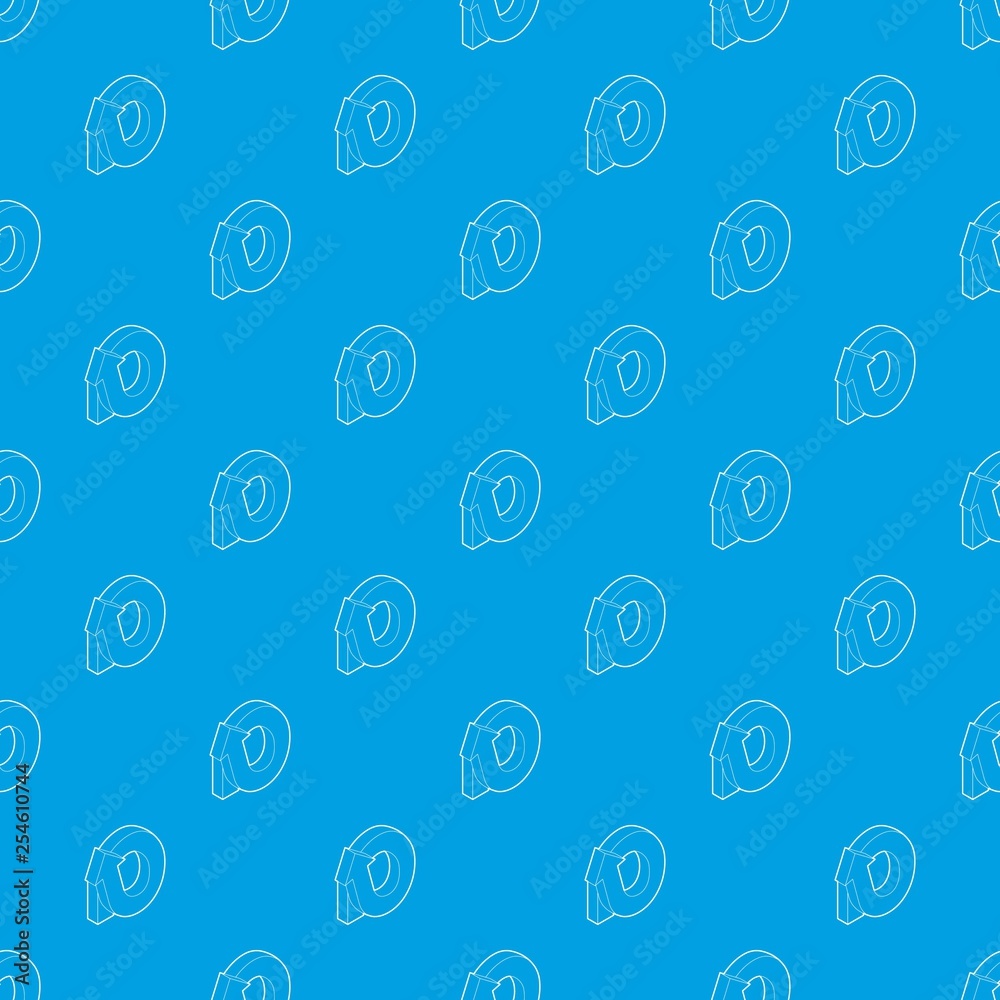 Poster rotation loop pattern vector seamless blue repeat for any use