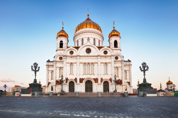 Fototapeta na wymiar Cathedral of Christ the Savior, Moscow, Russia