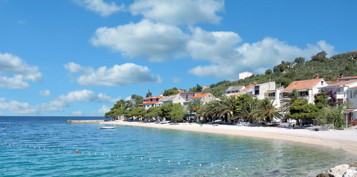 Fischer-und Urlaubsort Bratus an der Makarska Riviera,Adria,Dalmatien,Kroatien