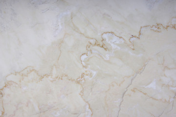 Light beige with veins natural stone marble from Italy, called Dolce Sogno