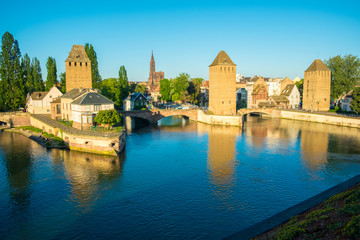 Towers Ponts Couverts Bridge River Strasbourg