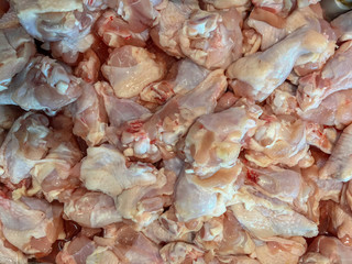 fresh raw chicken for making dinner