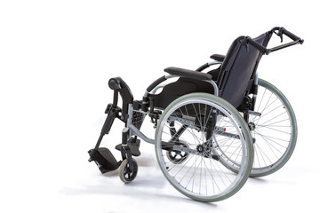 Fototapeta na wymiar Image of wheelchair isolated on white background