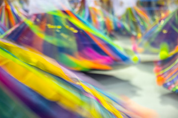 Fototapeta premium samba baianas dress in movement
