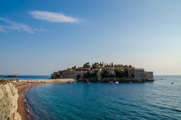Fototapeta premium Sveti Stefan, montenegro