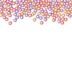 Colored carnaval confetti background, texture or pattern