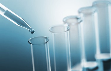 Science laboratory test tubes , laboratory equipment