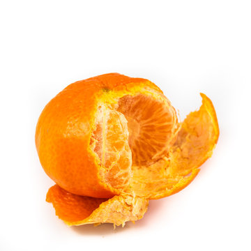Gesch&auml;lte Mandarine Freisteller