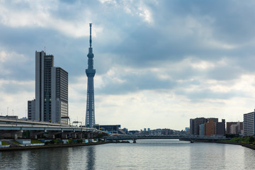 (東京都ｰ都市風景)汐入公園から見る秋の風景８