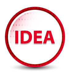 Idea misty frozen red round button