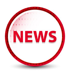 News misty frozen red round button