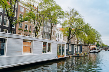 Floating house at Amsterdam
