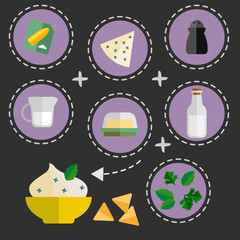 snack sauce blue cheese