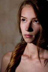 natürliches mädchenportrait