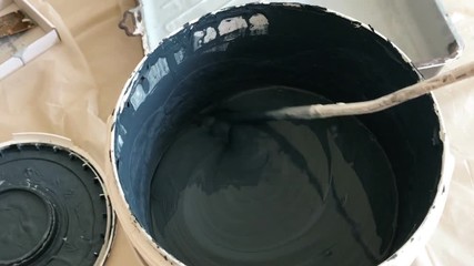 Wall Painting bucket royal green blue