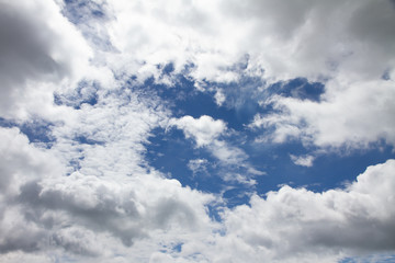 青い空と白い雲