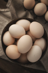 Organic easter eggs, zero waste, natural