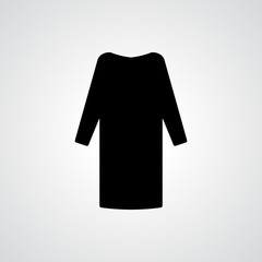 Woman Dress Icon Isolated or Gown Symbol