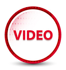 Video misty frozen red round button
