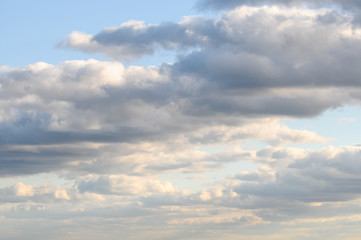 blue sky with clouds