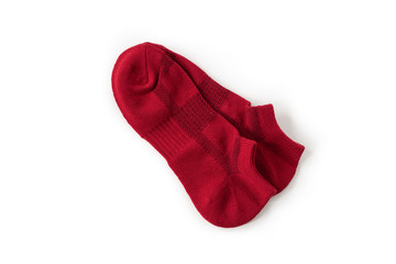 Sock on isolated white background