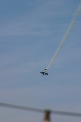 Acrobatic airplane. Air Races. Barcelona. Year 2005