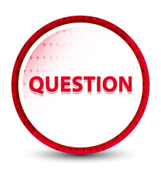 Question misty frozen red round button