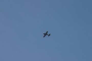 Acrobatic airplane. Air Races. Barcelona. Year 2005