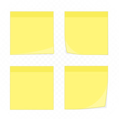 Paper stickers and notes.