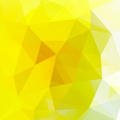Fototapeta na wymiar Yellow polygonal vector background. Can be used in cover design, book design, website background. Vector illustration