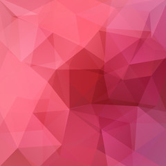 Abstract polygonal vector background. Pink geometric vector illustration. Creative design template.