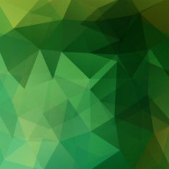 Abstract geometric style green background. Vector illustration