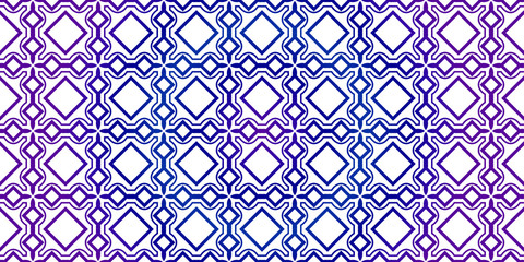 Fototapeta premium Bright And Colorful Backgrounds Or Digital Papers. Backdrop. Vector Illustration. For Design, Wallpaper, Fashion, Print. Seamless Pattern With Abstract Geometric Style. Blue purple gradient