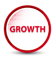 Growth misty frozen red round button