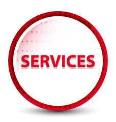 Services misty frozen red round button
