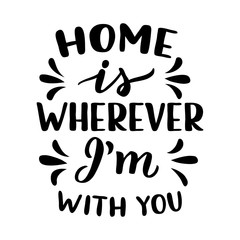 Home is wherever I'm with you