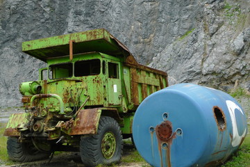 Steinbruch Biskaya Euclid Dumper